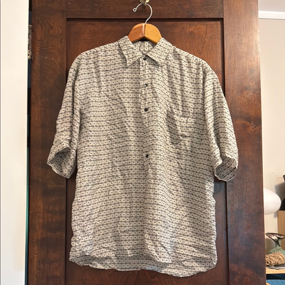 Bruno B 100% Silk XL button down shirt